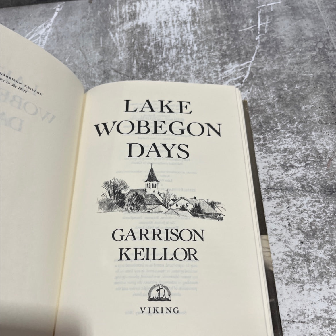 lake wobegon days book, by garrison keillor, 1985 Hardcover image 2