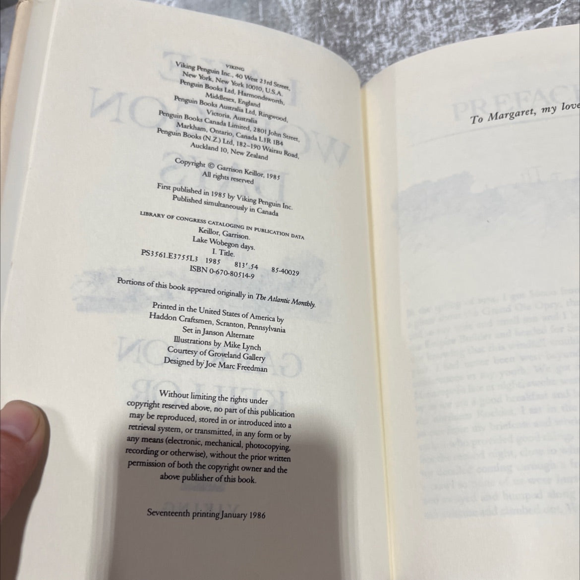 lake wobegon days book, by garrison keillor, 1985 Hardcover image 3