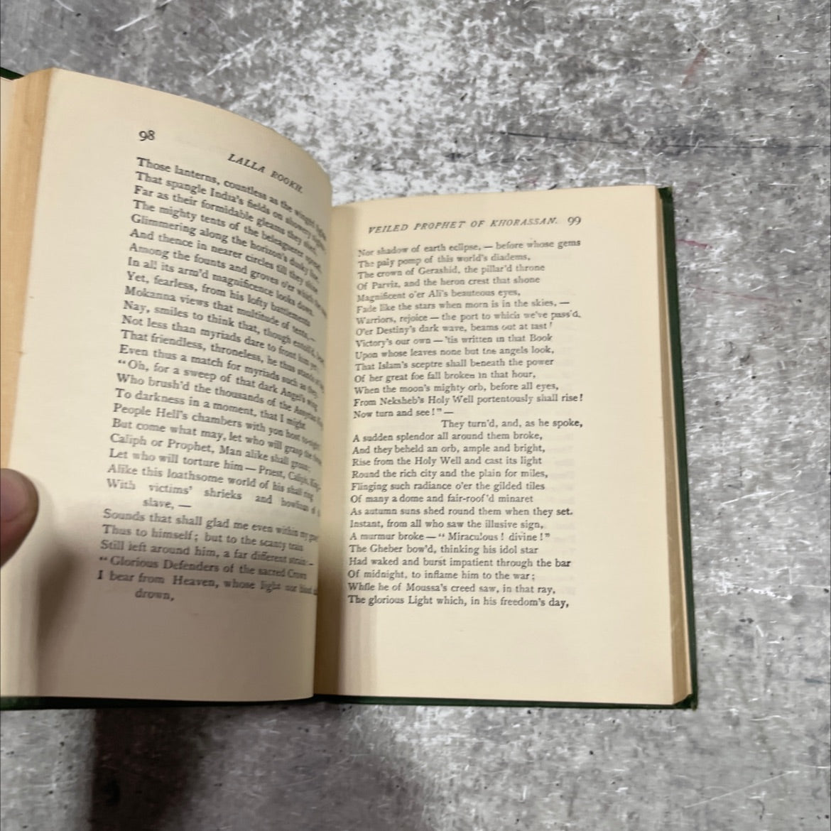 lalla rookh book, by thomas moore, 1970 Hardcover image 3
