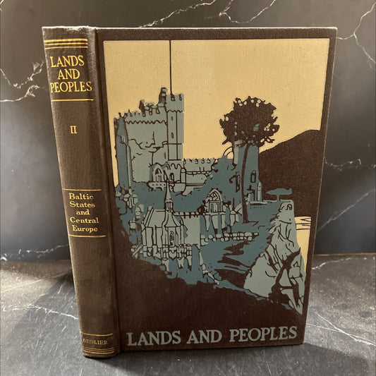 lands and peoples the world in color volume 2 scandinavia central europe italy book, by unknown, 1964 Hardcover image 1