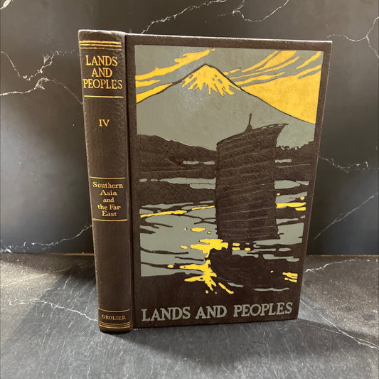 lands and peoples the world in color volume 4 southern and eastern asia book, by unknown, 1964 Hardcover image 1