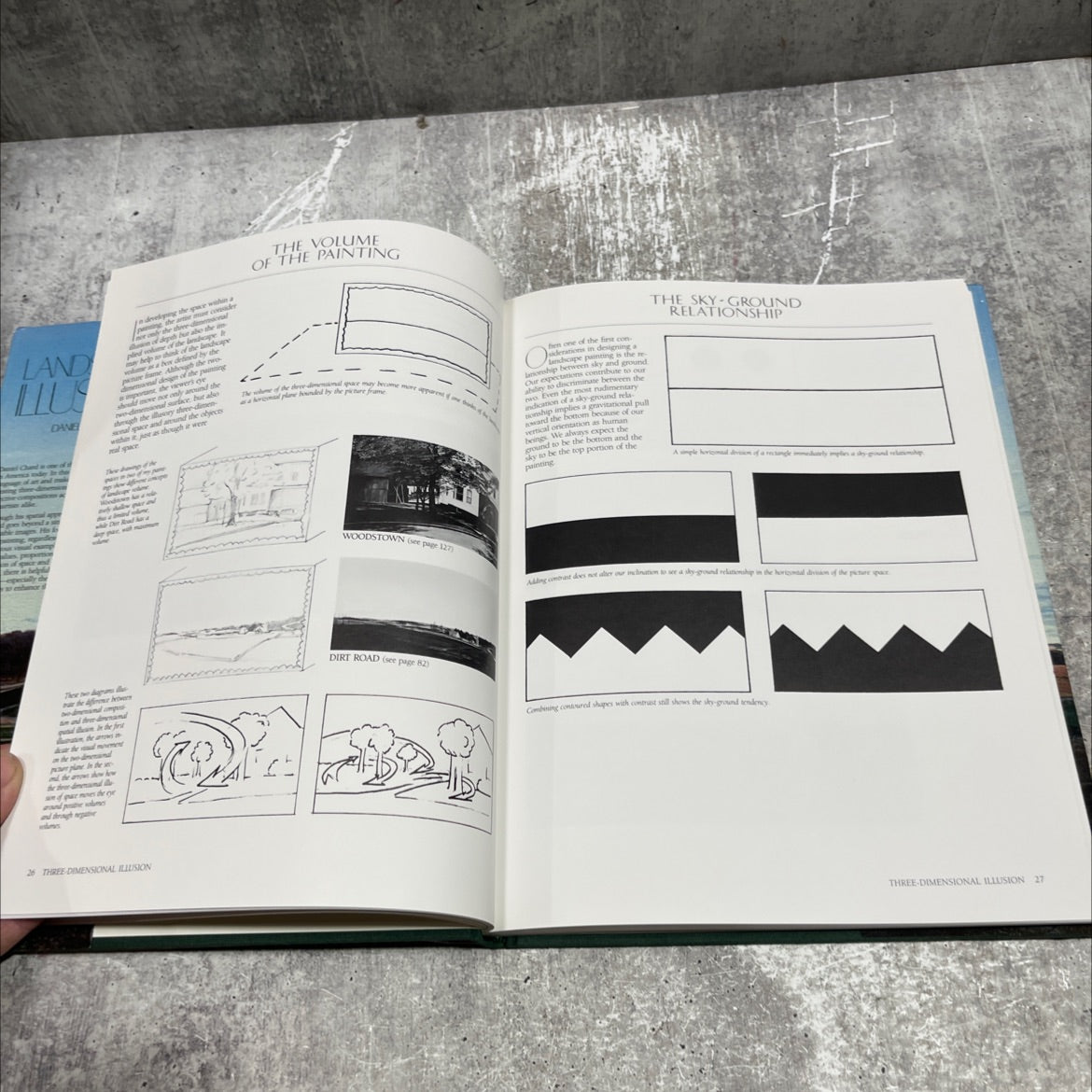 landscape illusion book, by Daniel Chard, 1987 Hardcover image 4