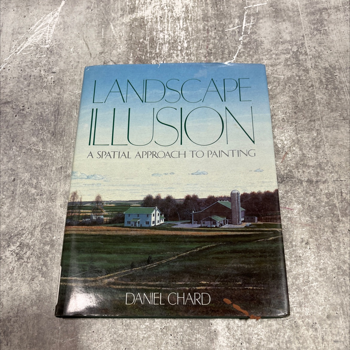 landscape illusion book, by Daniel Chard, 1987 Hardcover image 1