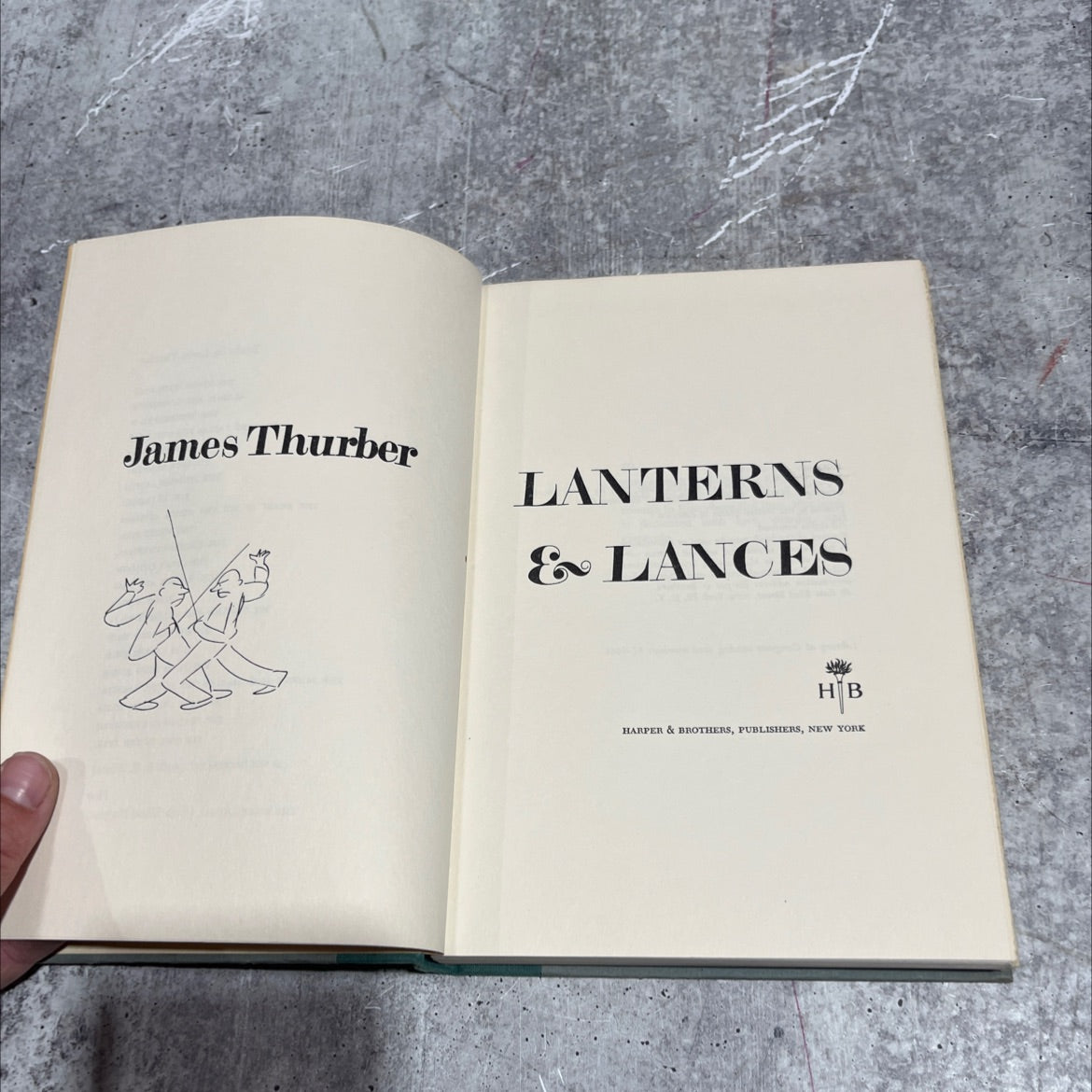 lanterns and lances book, by James Thurber, 1961 Hardcover image 2