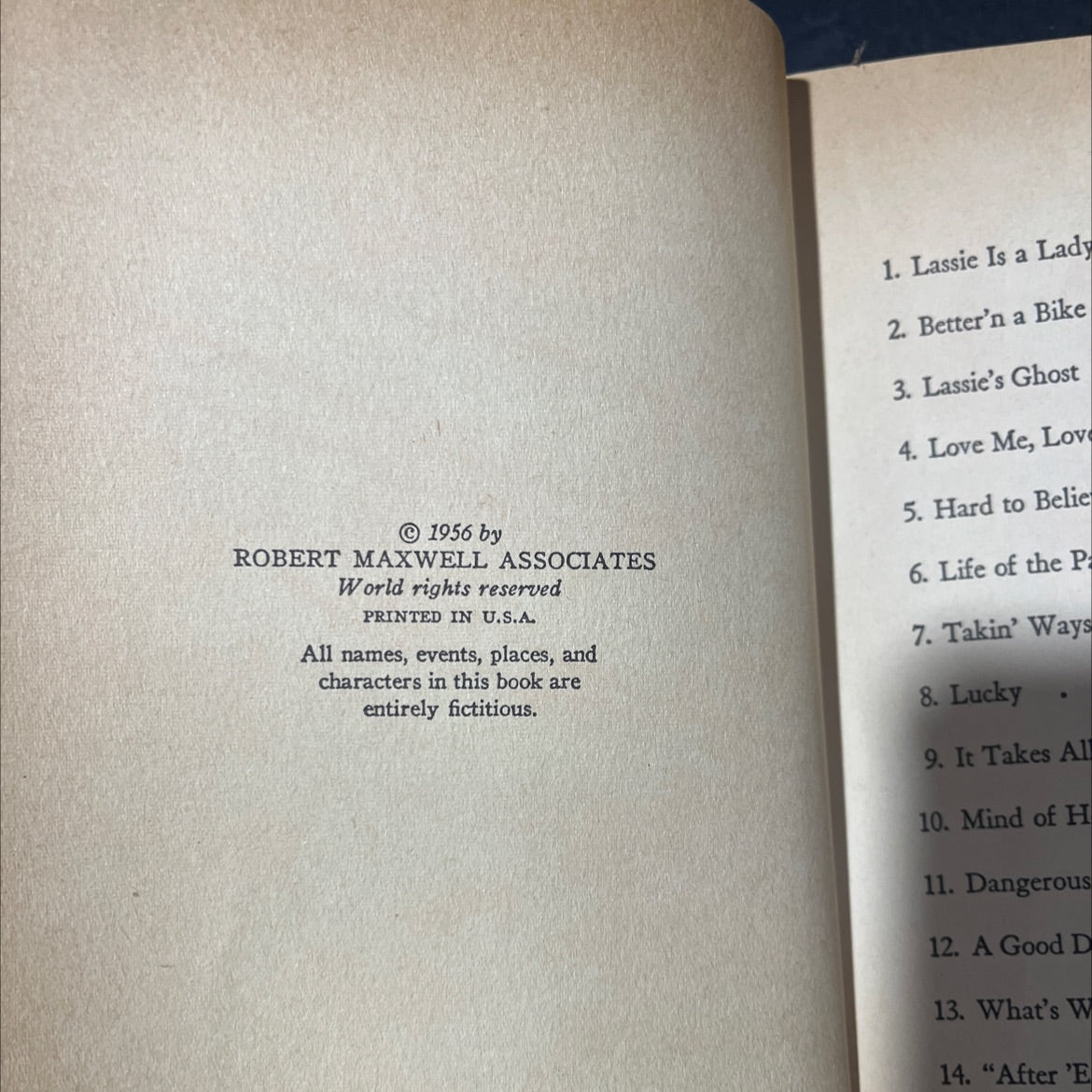 lassie and the mystery at blackberry bog book, by dorothea j. snow, 1956 Hardcover image 3