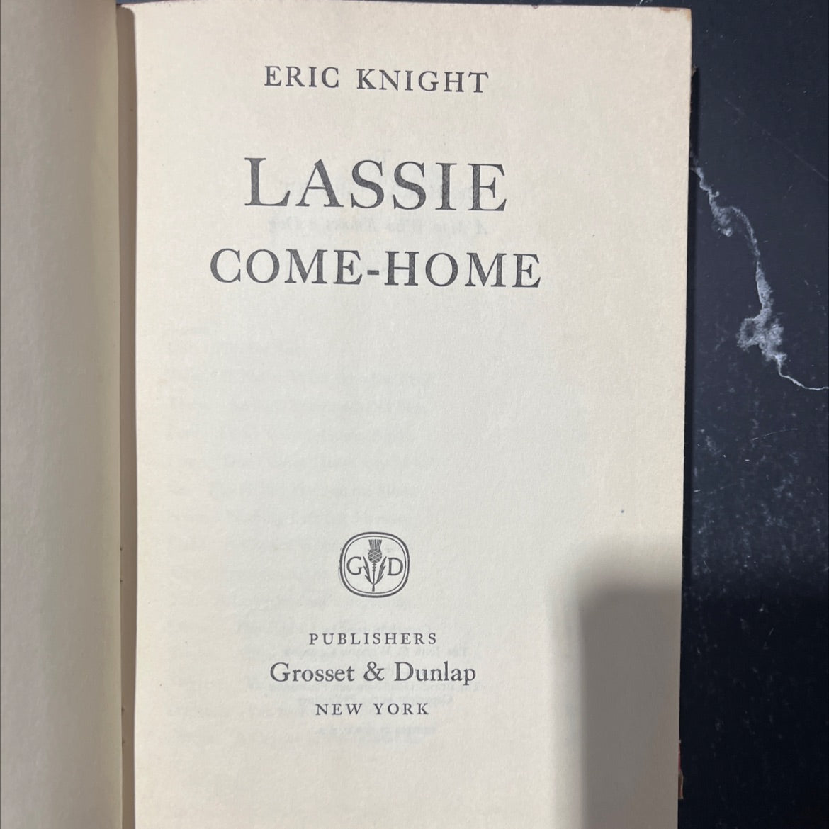 lassie come-home book, by eric knight, 1940 Hardcover image 2