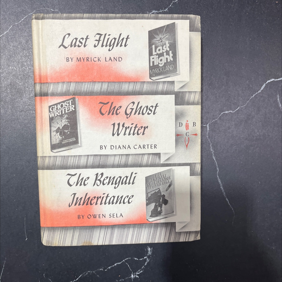 last flight book, by myrick land, 1975 Hardcover image 1
