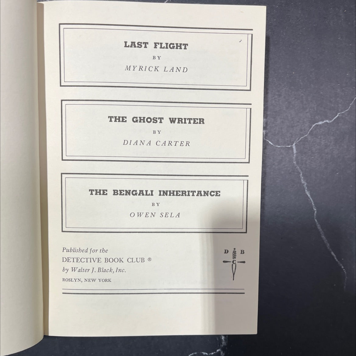 last flight book, by myrick land, 1975 Hardcover image 2