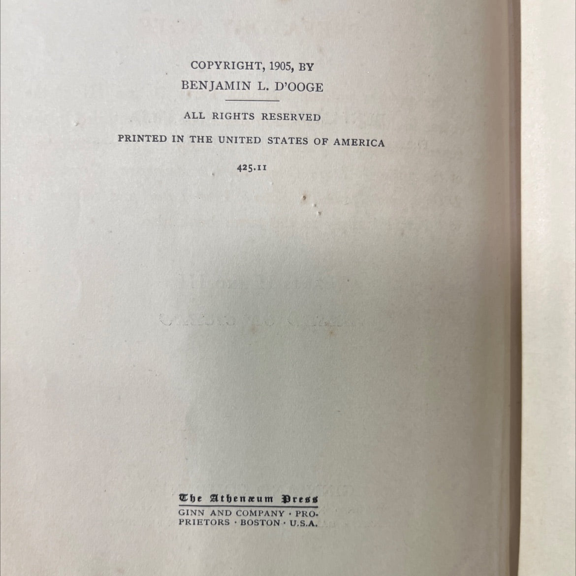 latin composition for secondary schools book, by benjamin l. d'ooge, 1905 Hardcover image 3