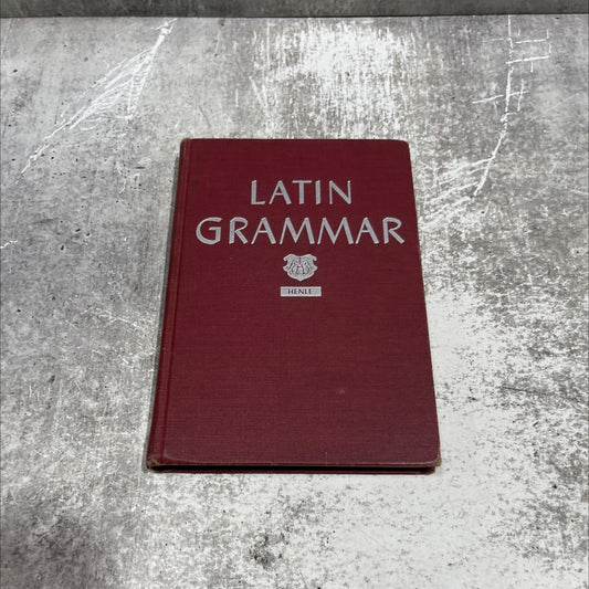 latin grammar for high schools book, by robert j. henle, 1939 Hardcover image 1