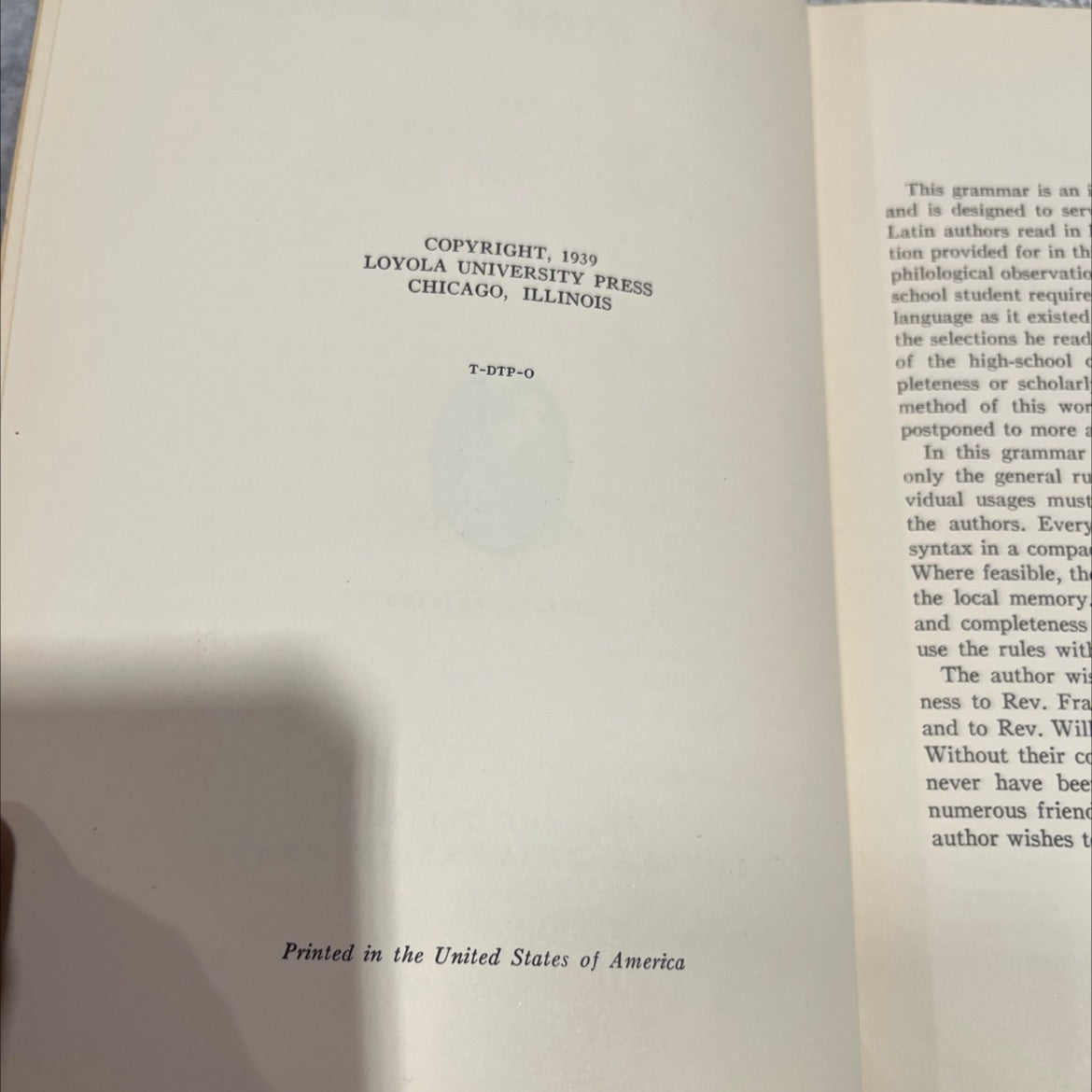 latin grammar for high schools book, by robert j. henle, 1939 Hardcover image 3