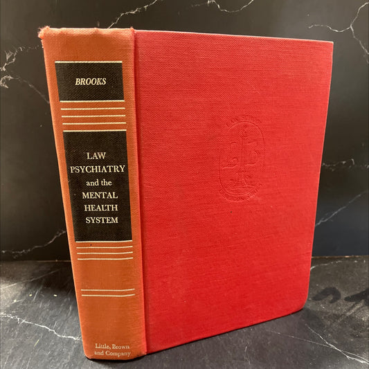 law, psychiatry and the mental health system book, by alexander d. brooks, 1974 Hardcover image 1