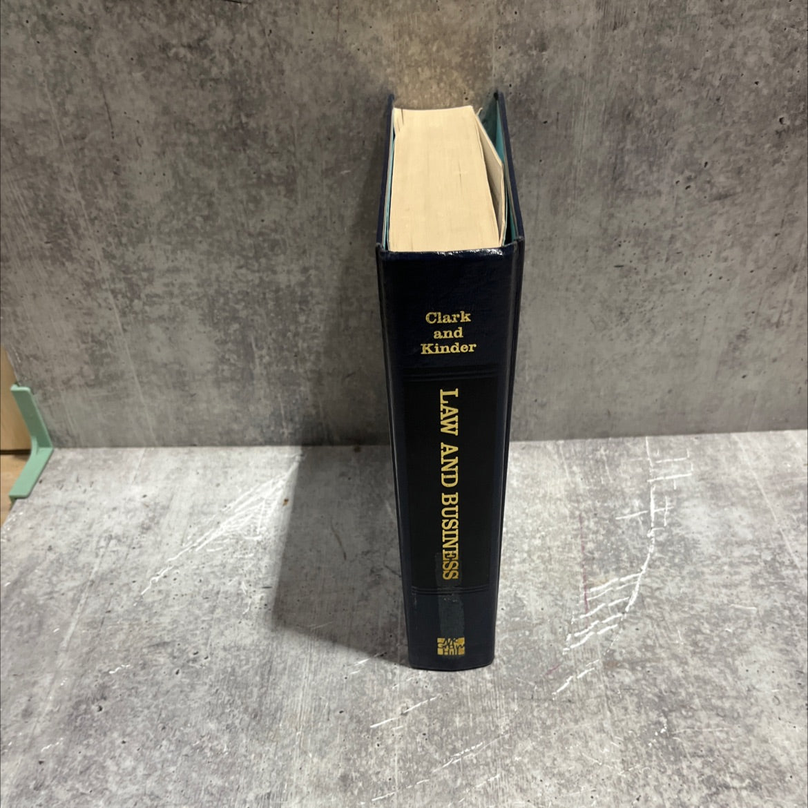law and business book, by lawrence s. clark, peter d. kinder, 1986 Hardcover image 4