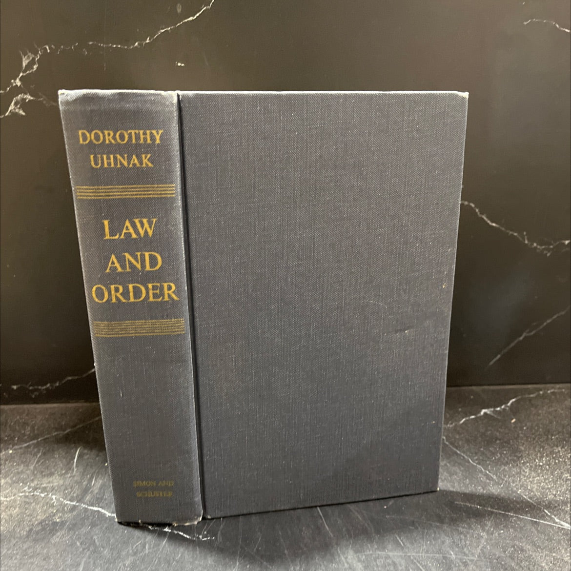 law and order book, by dorothy uhnak, 1973 Hardcover image 1