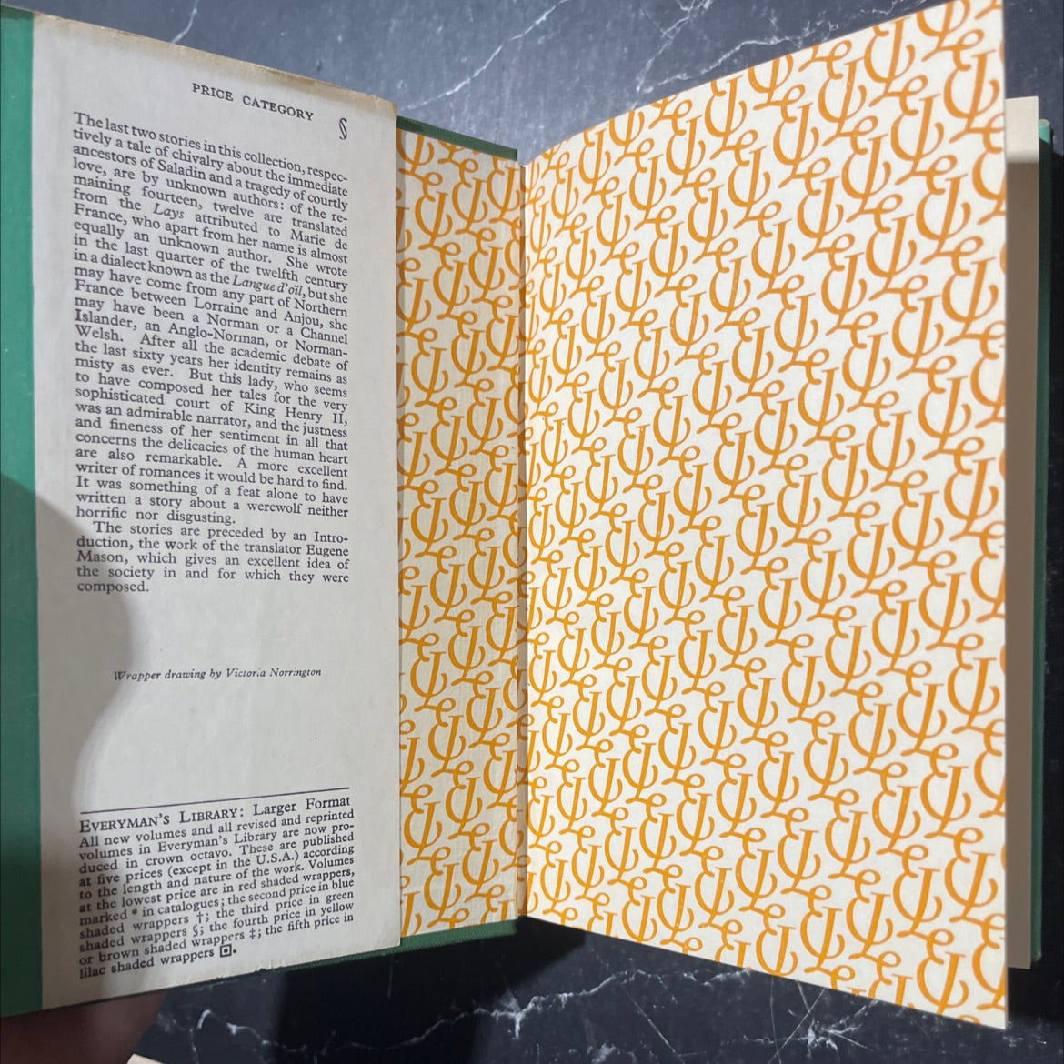 lays of marie de france and other french legends book, by marie de france, 1964 Hardcover image 4