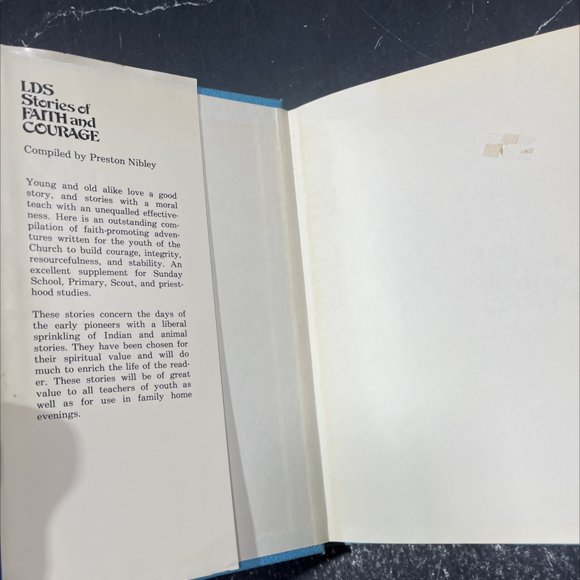 lds stories of faith and courage book, by Preston Nibley, 1957 Hardcover image 4