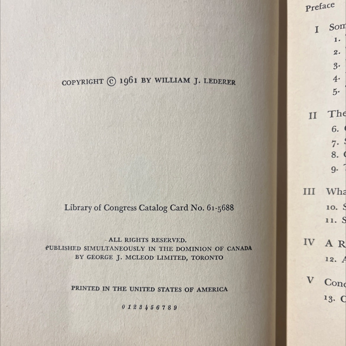 le and me book, by william j. lederer, 1961 Hardcover image 3