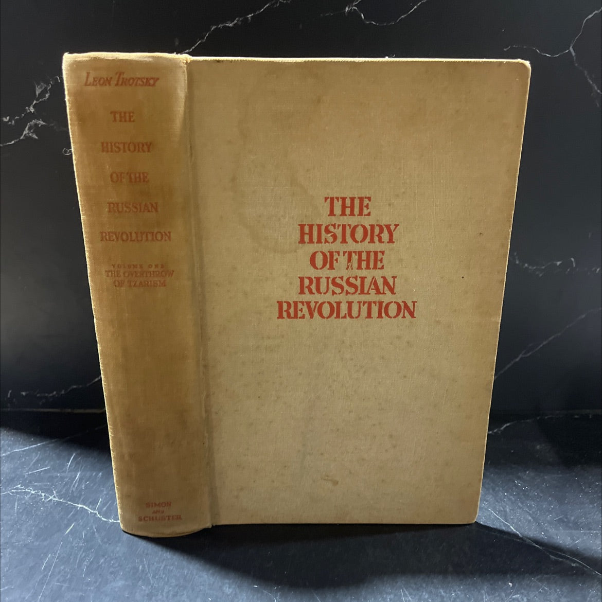 león trotsky the history of the russian revolution vol. i the overthrow of tzarism book, by león trotsky, 1932 Hardcover image 1
