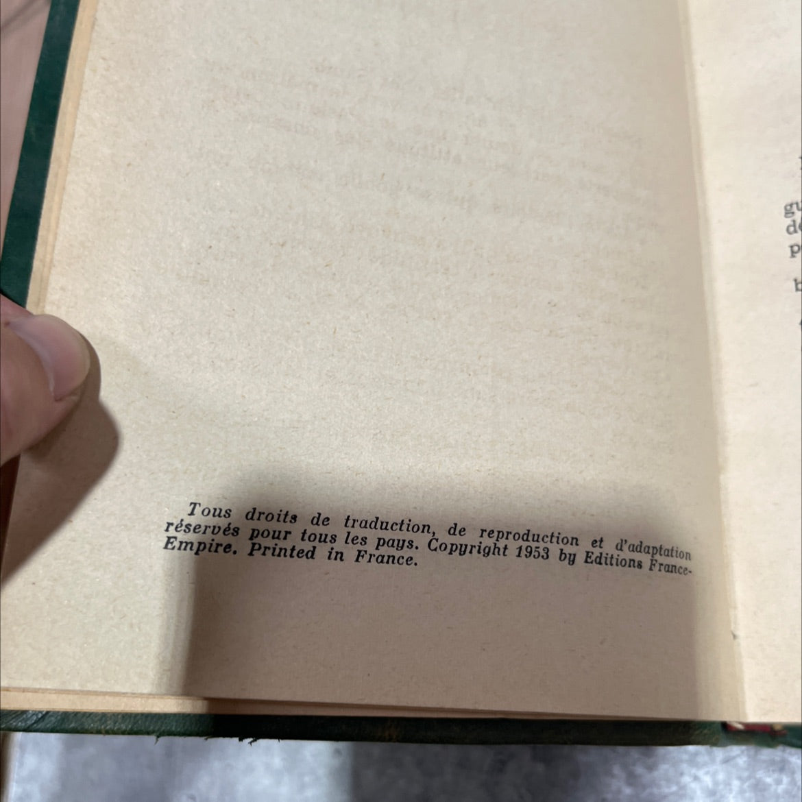 le renne blanc book, by c. violas brazzändle, 1953 Leather image 3