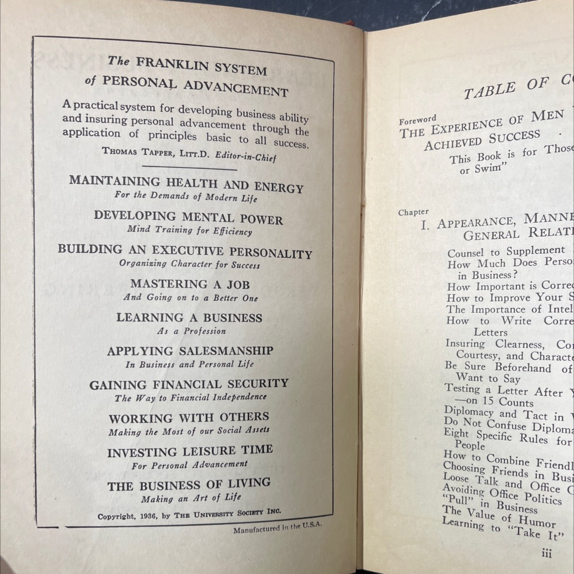 learning a business as a profession book, by david s. beasley, 1936 Hardcover image 3