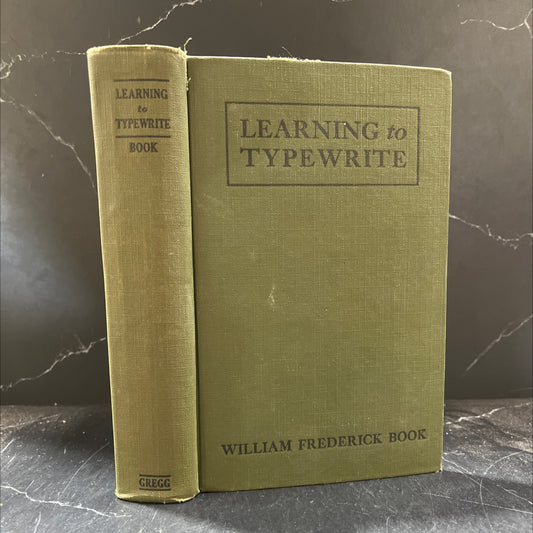 learning to typewrite with a discussion of the psychology and pedagogy of skill book, by william f. book, 1925 Hardcover image 1