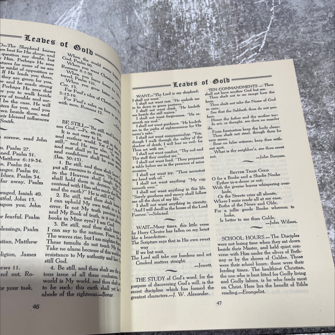 leaves of gold an anthology of prayers memorable phrases inspirational verse and prose from the best authors of the image 4