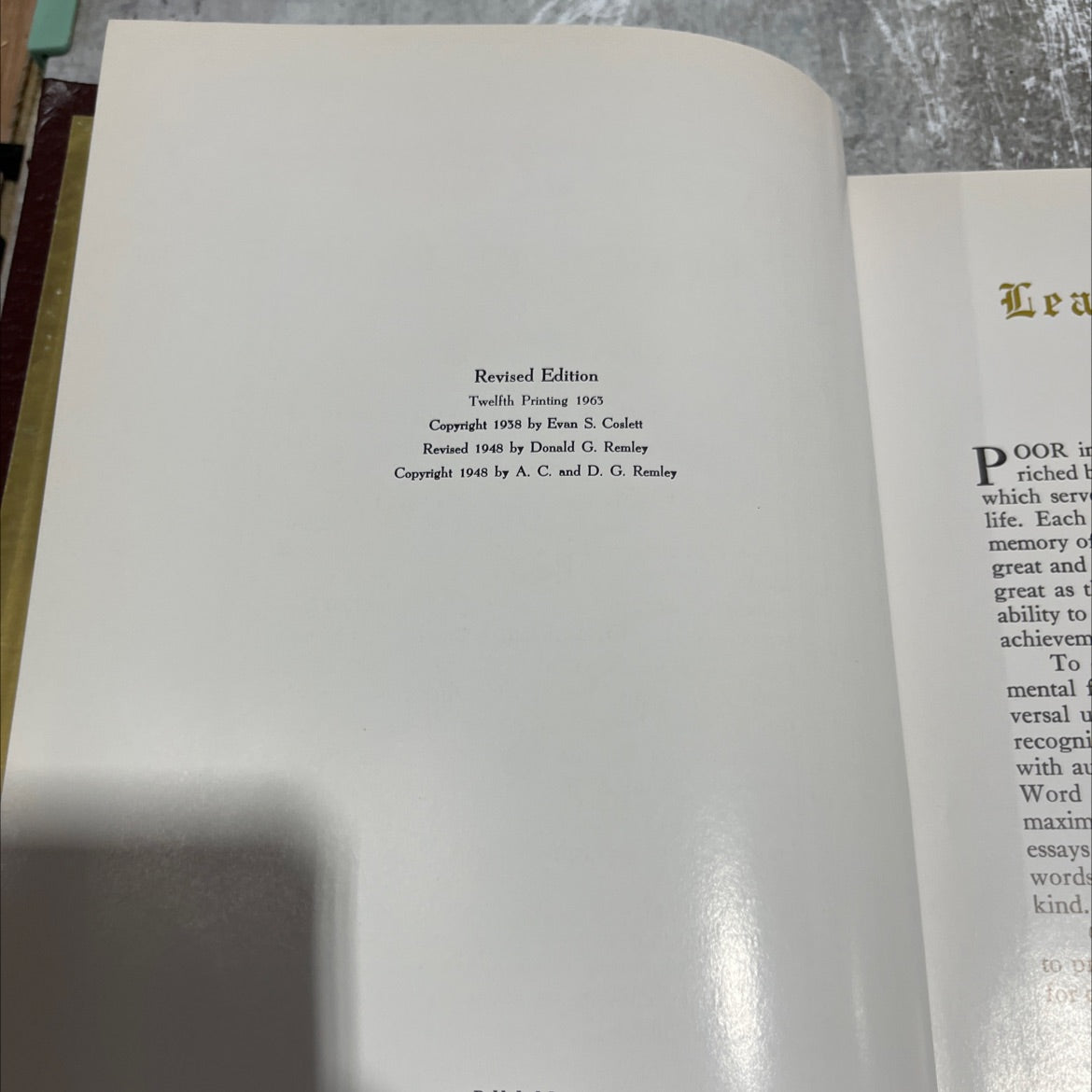leaves of gold an anthology of prayers memorable phrases inspirational verse and prose from the best authors of the image 3