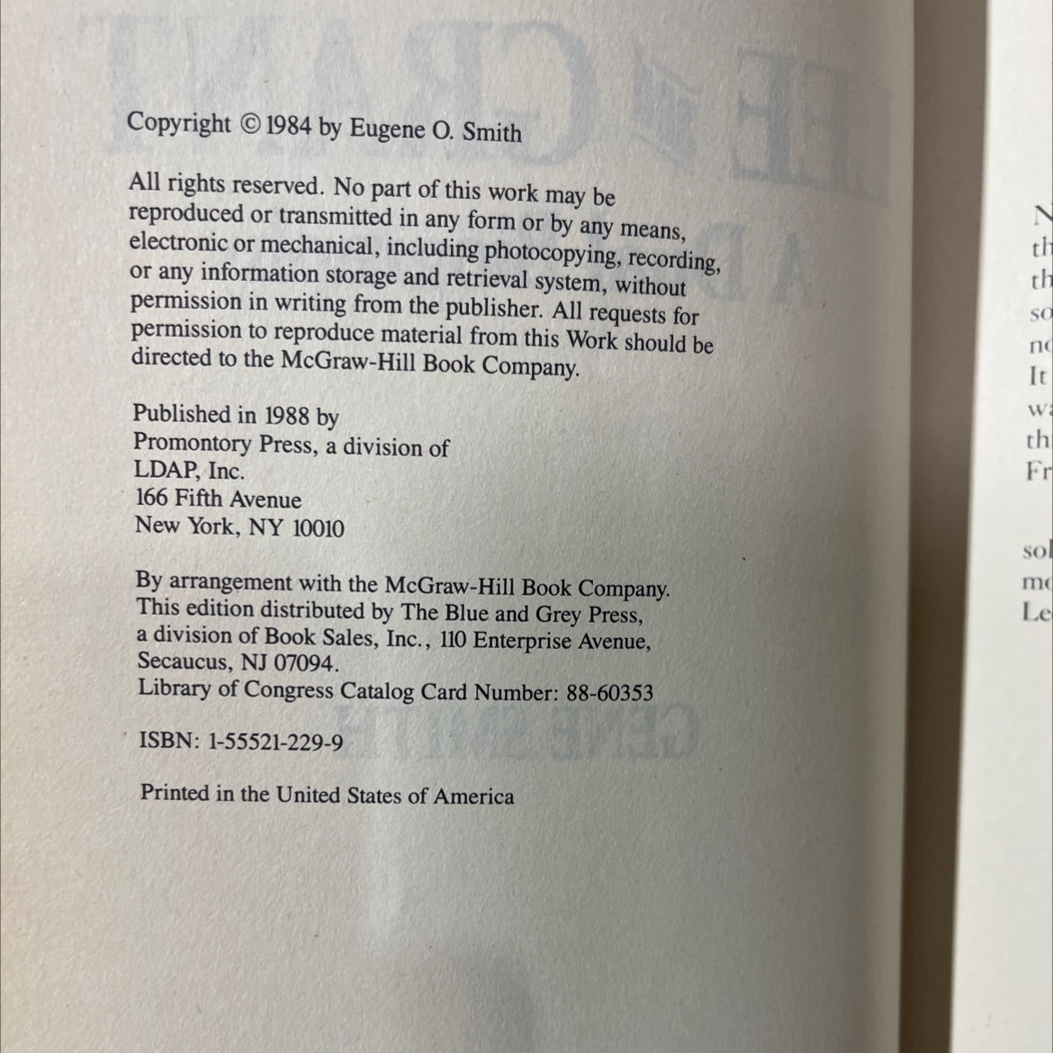 lee and grant a dual biography book, by gene smith, 1988 Hardcover image 3
