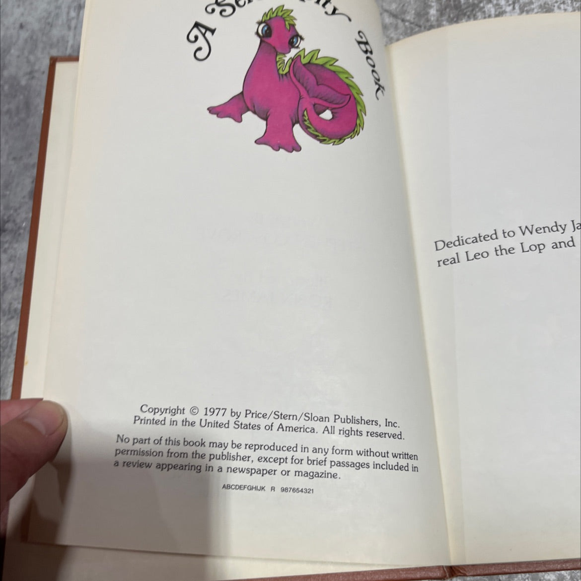 leo the lop book, by stephen cosgrove, 1977 Hardcover image 3