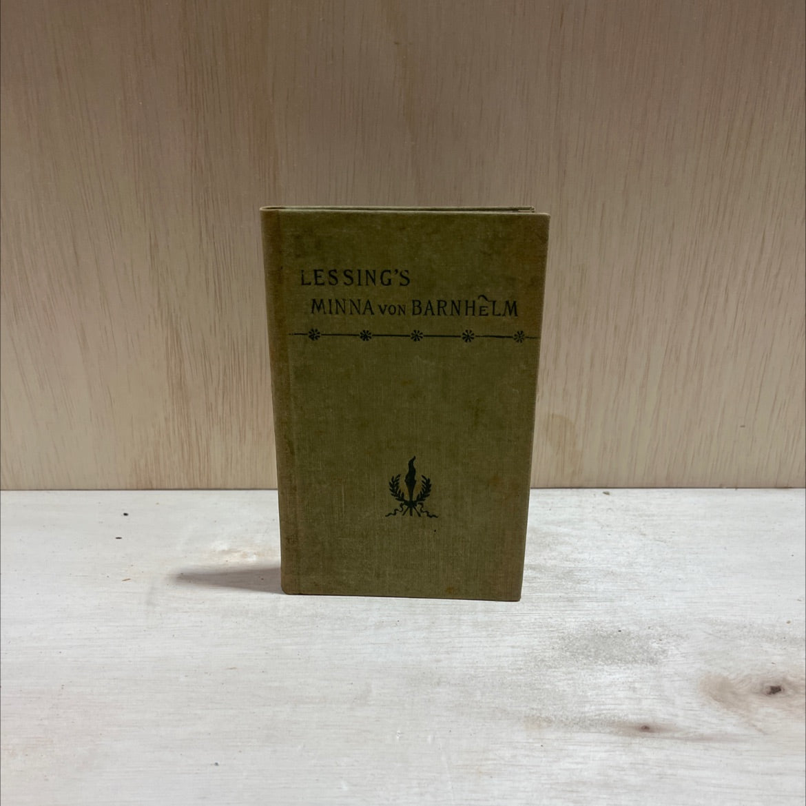lessing's minna von barnhelm book, by gotthold ephraim lessing, 1899 Hardcover image 1