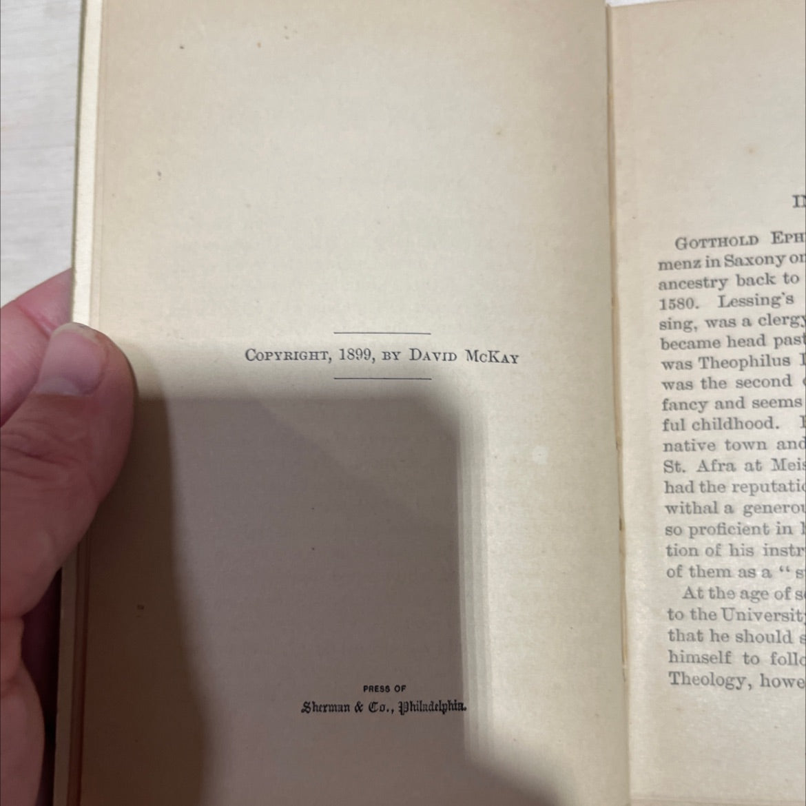 lessing's minna von barnhelm book, by gotthold ephraim lessing, 1899 Hardcover image 3