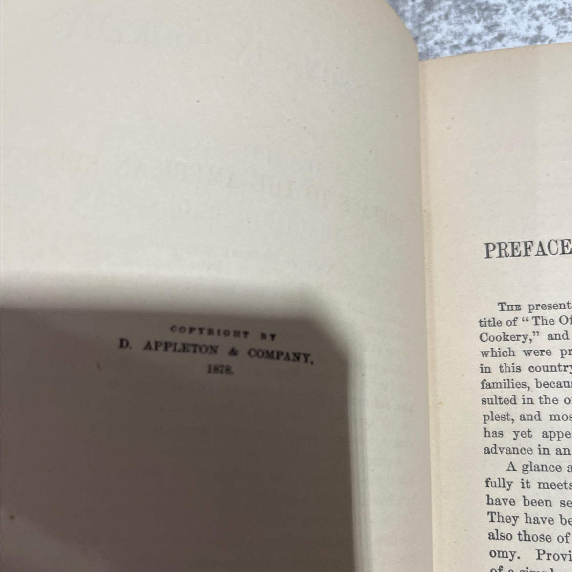 lessons in cookery. hand-book of the national training school for cookery book, by thomas k. chambers, 1879 Hardcover image 3