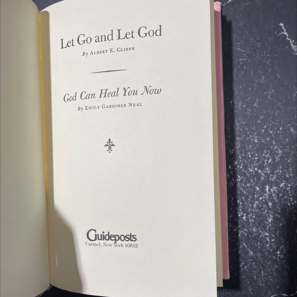 let go and let god book, by albert e. cliffe, 1951 Hardcover image 2