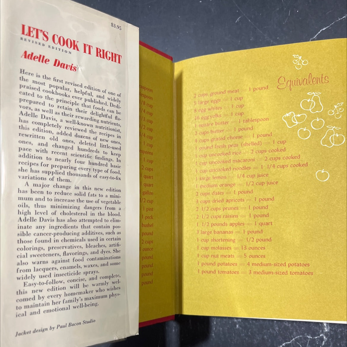 let's cook it right book, by adelle davis, 1962 Hardcover image 4