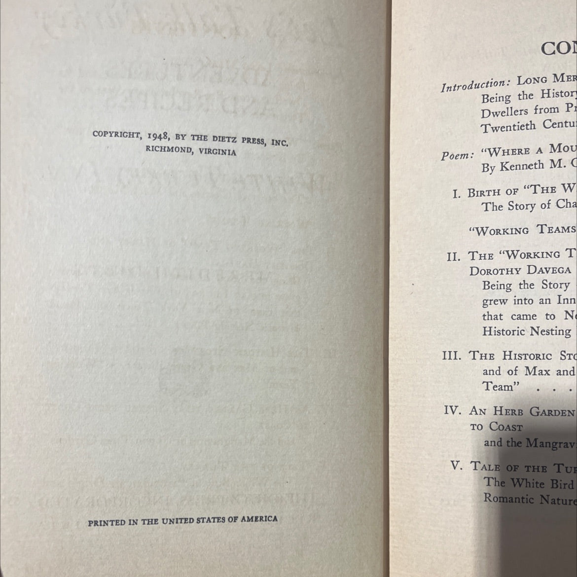 let's talk turkey adventures and recipes of the white turkey inn book, by f. meredith dietz, 1948 Hardcover image 3