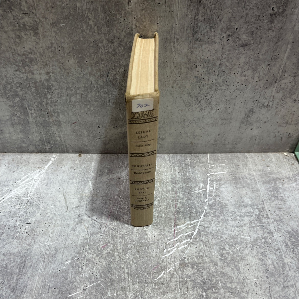 lethal lady book, by Rufus King, 1947 Hardcover image 4