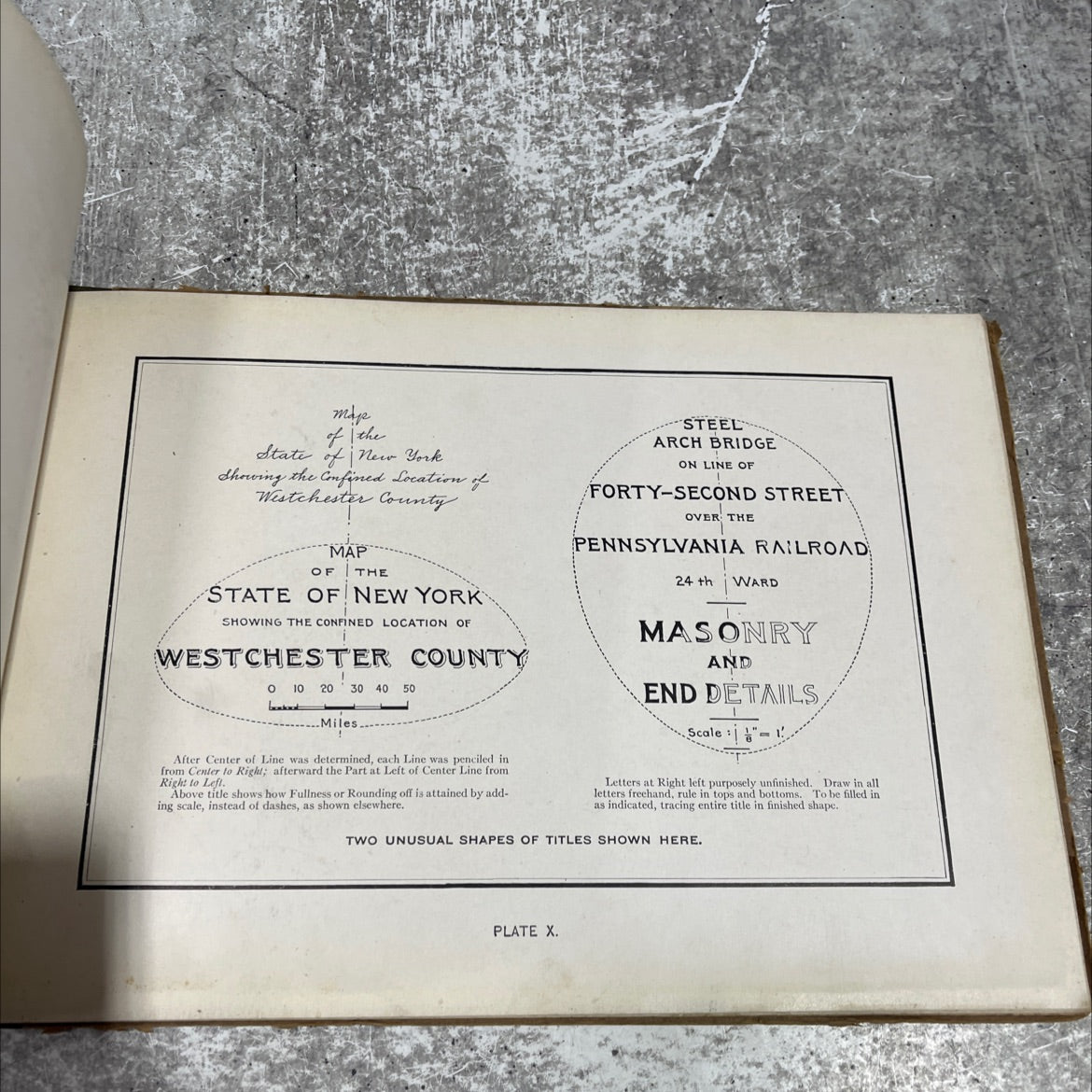 lettering for draftsmen, engineers and students book, by chas. w. reinhardt, 1920 Hardcover image 4