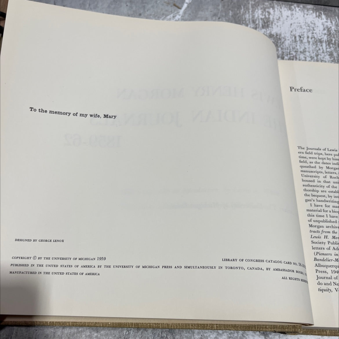 lewis henry morgan the indian journals 1859-62 book, by lewis henry morgan, 1959 Hardcover image 3