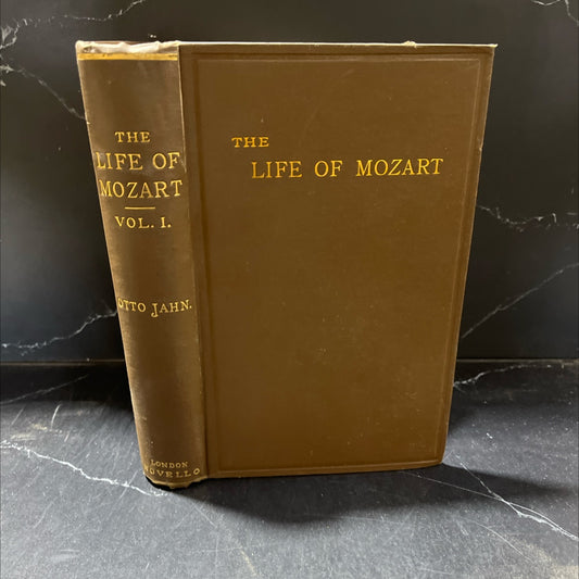 life of mozart book, by otto jahn, 1882 Hardcover image 1