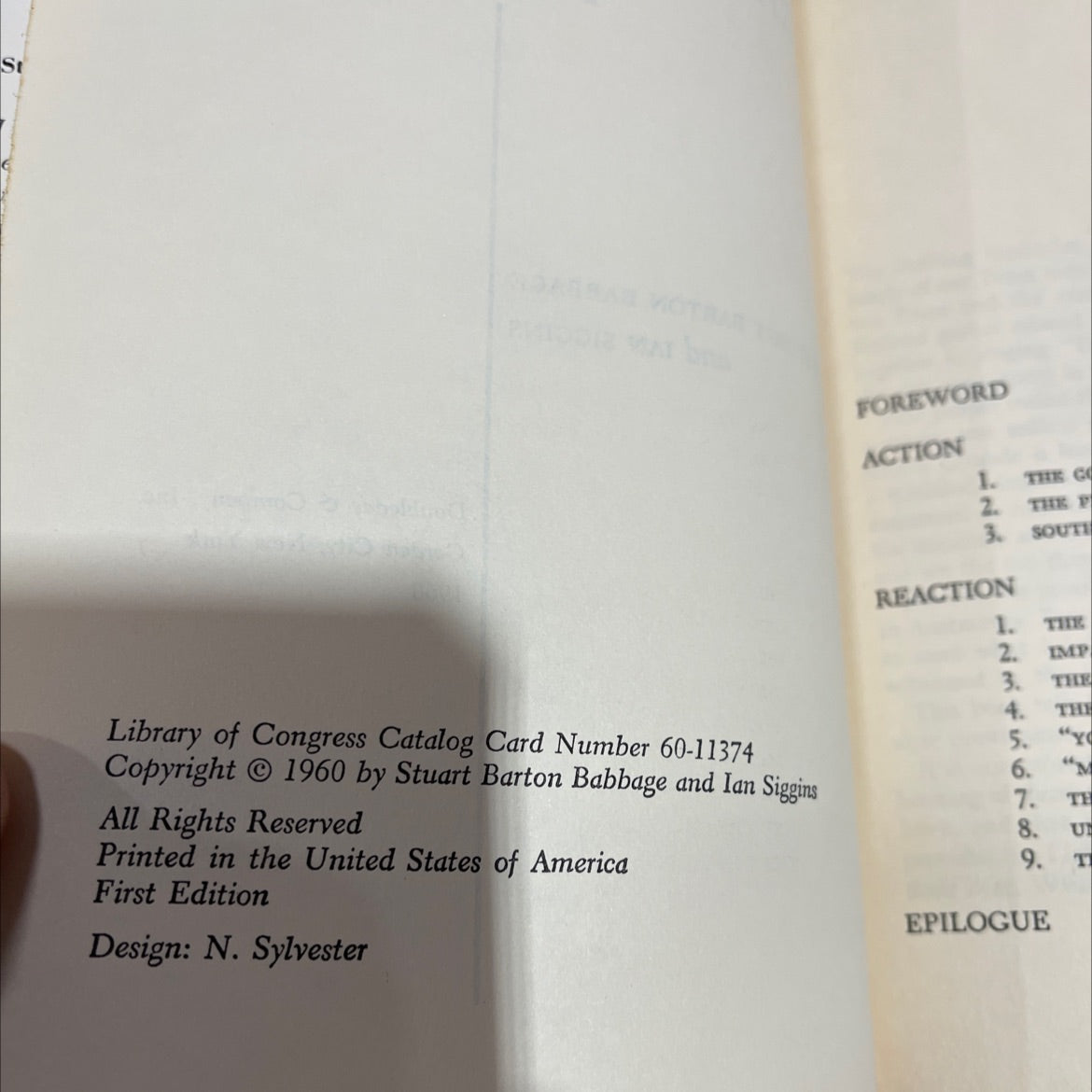 light beneath the cross book, by stuart barton babbage and ian siggins, 1960 Hardcover image 3
