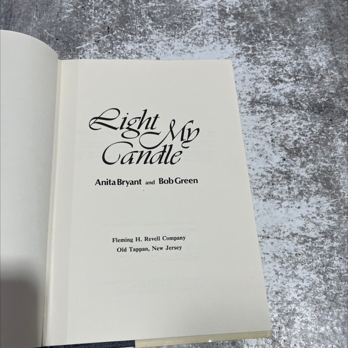 light my candle book, by anita bryant and bob green, 1974 Hardcover image 2