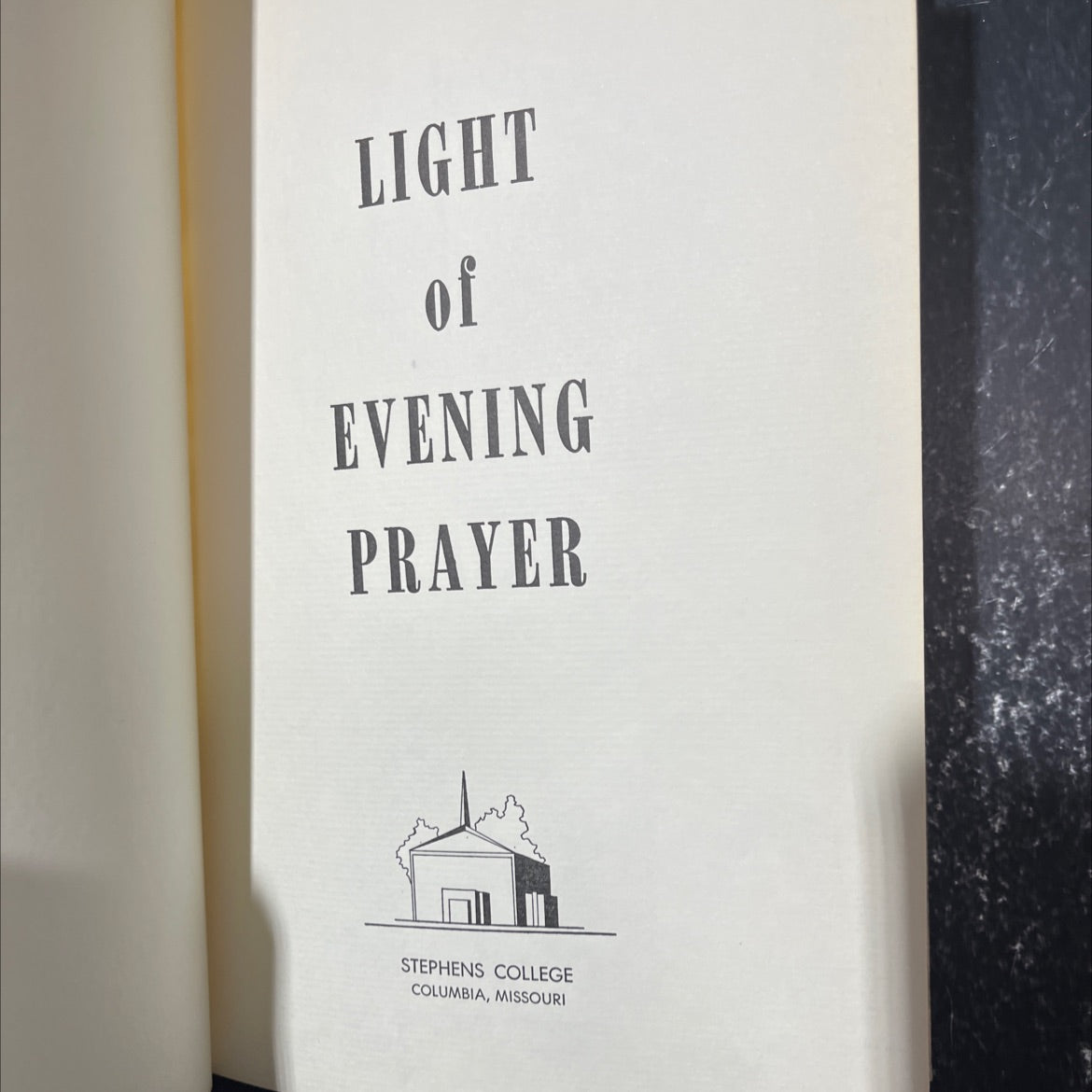 light of evening prayer book, by barbara jean holmes, 1964 Hardcover image 2