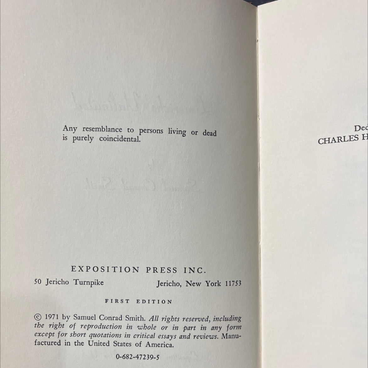 SIGNED limericks unlimited book, by samuel conrad smith, 1971 Hardcover image 3