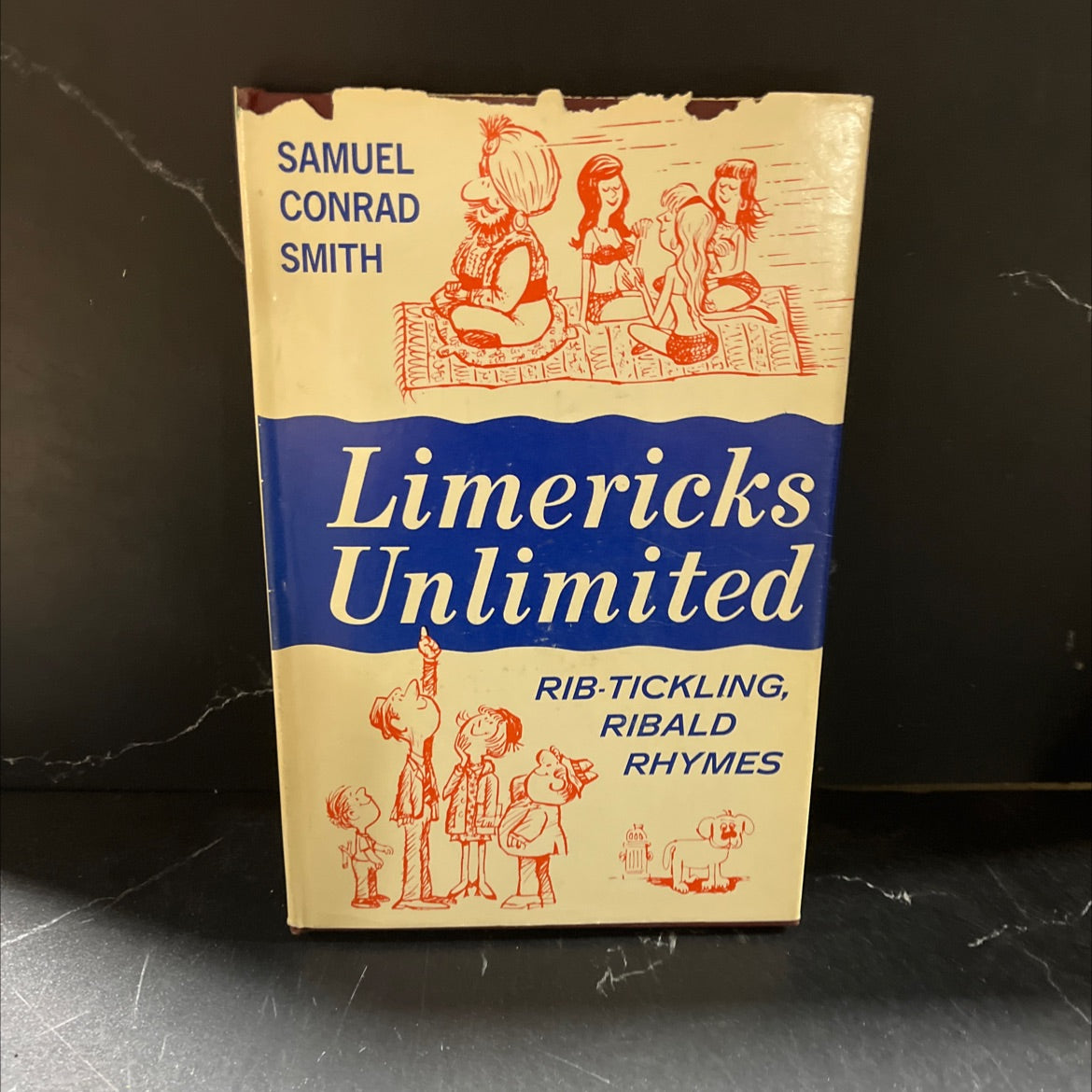 SIGNED limericks unlimited book, by samuel conrad smith, 1971 Hardcover image 1