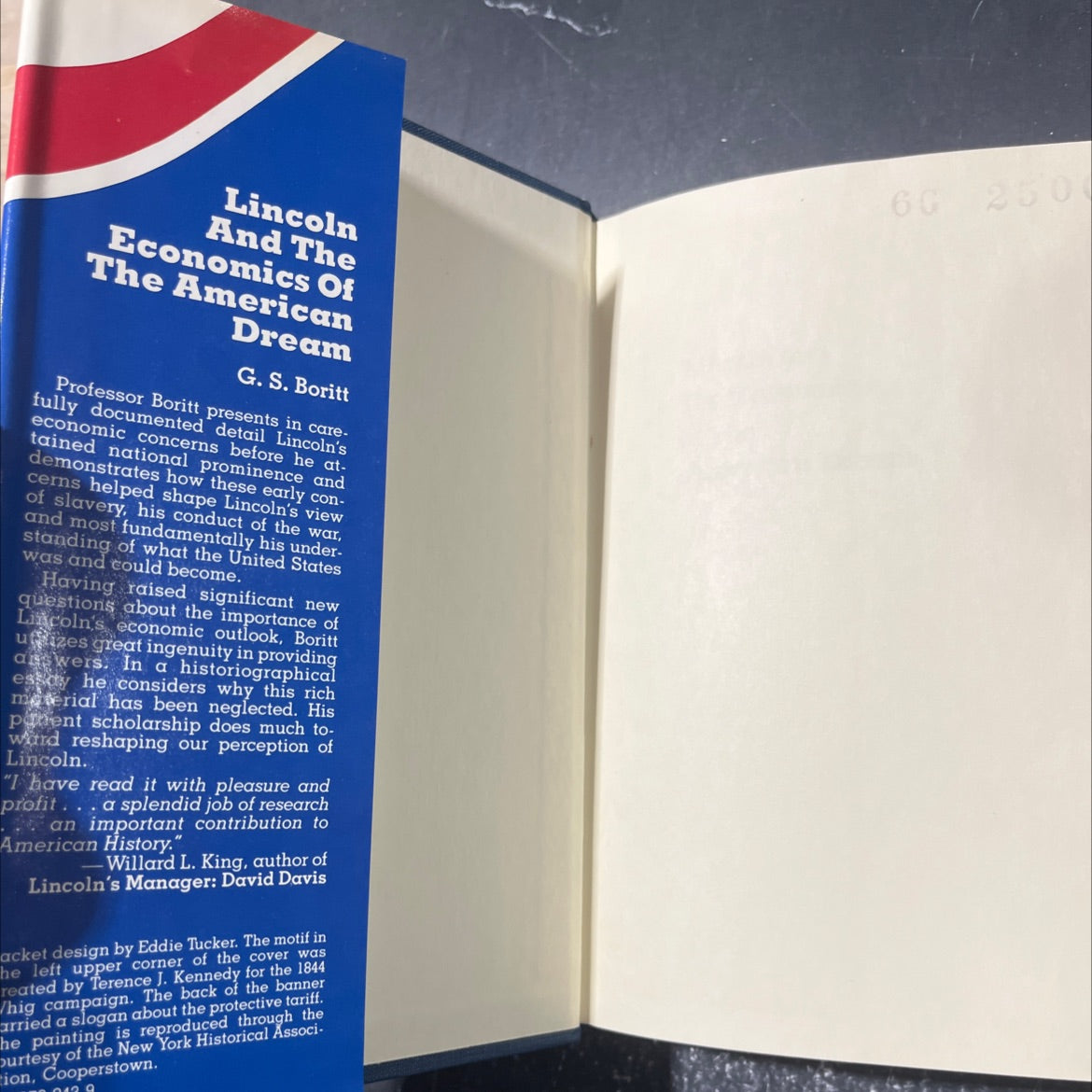 lincoln and the economics of the american dream book, by gabor s. boritt, 1978 Hardcover image 4
