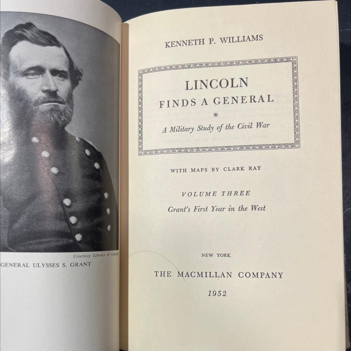 lincoln finds a general book, by kenneth p. williams, 1952 Hardcover image 2