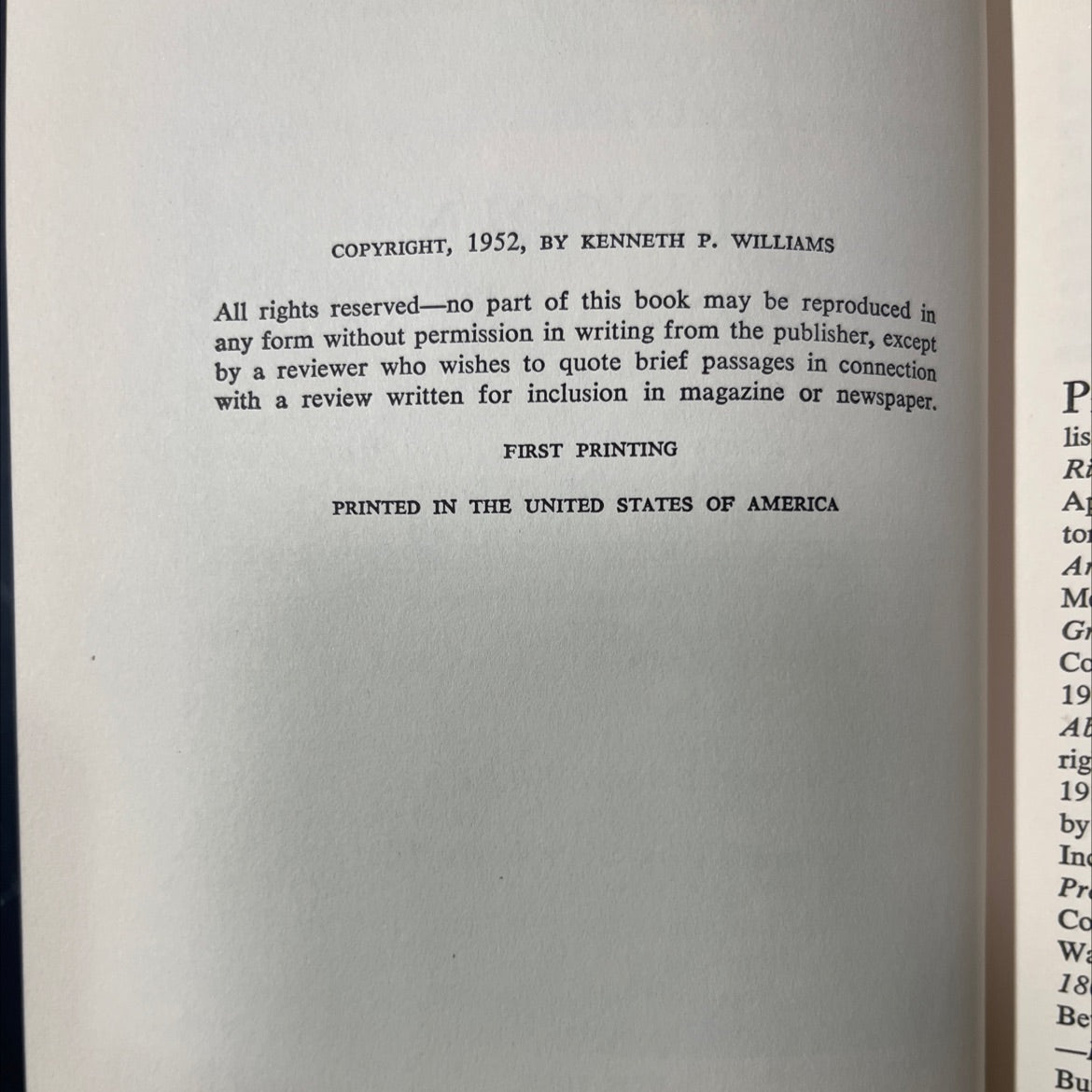 lincoln finds a general book, by kenneth p. williams, 1952 Hardcover image 3
