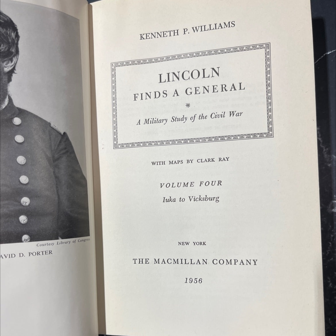 lincoln finds a general book, by avid d. porter, kenneth p. williams, 1956 Hardcover image 2