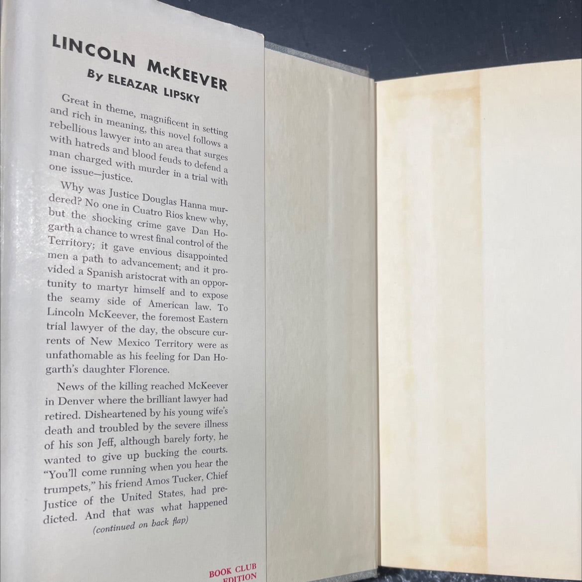 lincoln mckeever book, by eleazar lipsky, 1953 Hardcover image 4
