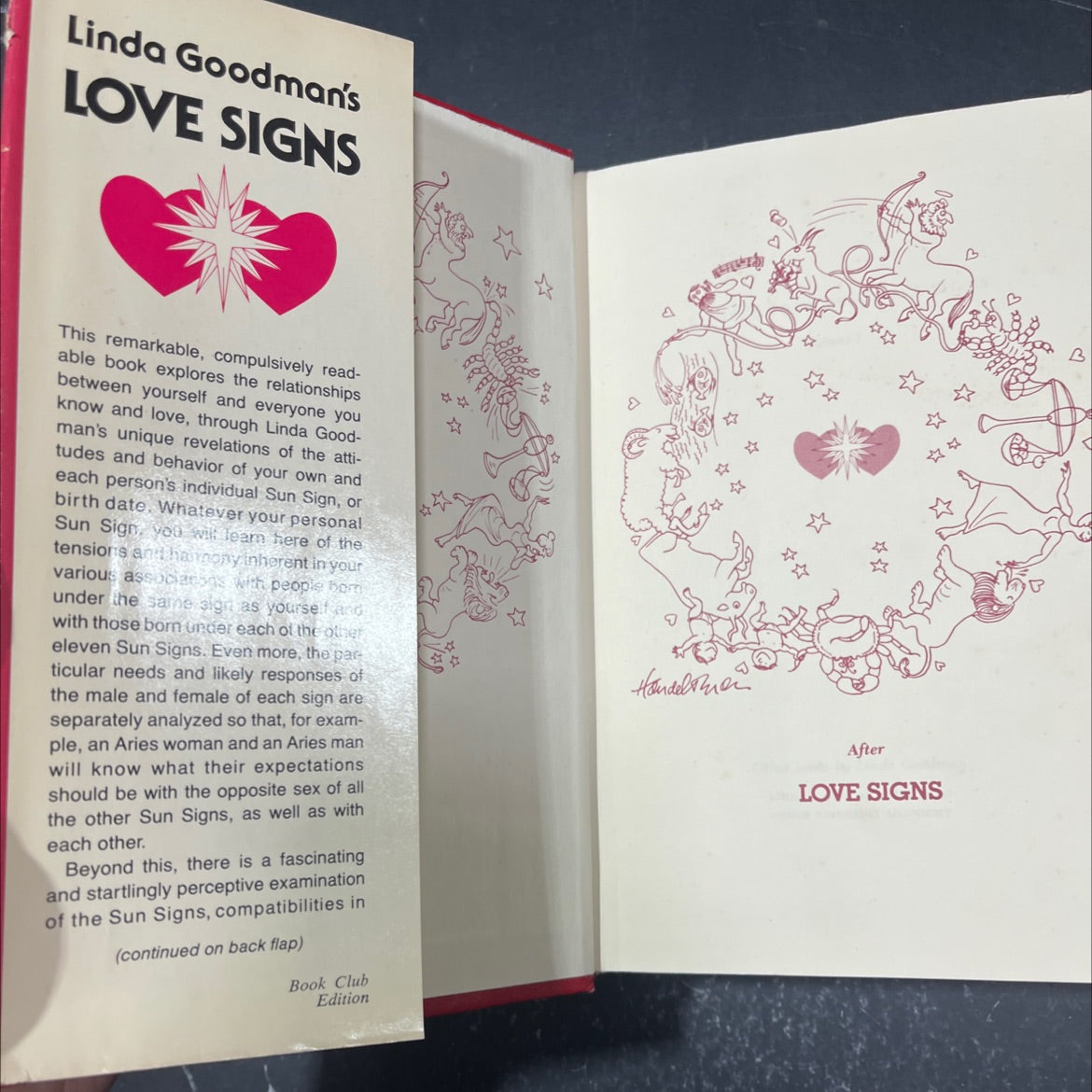 linda goodman's love signs to the human heart a new approach volume i book, by linda goodman, 1978 Hardcover image 4